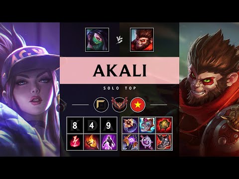 Akali Top vs Wukong - VN Grandmaster Patch 25.20