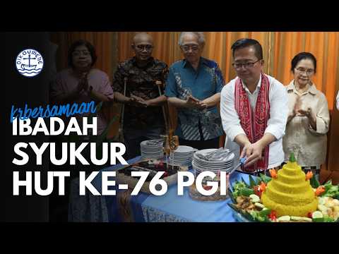 Ibadah Syukur HUT ke-76 PGI di Jakarta: Bersyukur atas 76 Tahun Perjalanan Oikoumene