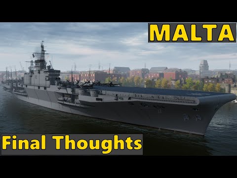 Malta - Review - T10 British Aircraft Carrier | World of Warships