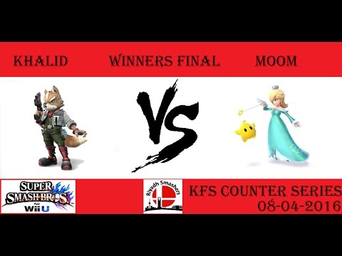 KFS Smash 4 winners final MooM (Rosa) vs Khalid (Cloud, Fox)