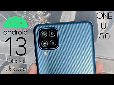 Samsung Galaxy A12 Android 13 ONE UI 5.0 Update
