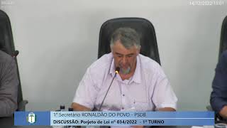 Sessão Extraordinária Câmara de Vereadores de Irati 14-12-2022