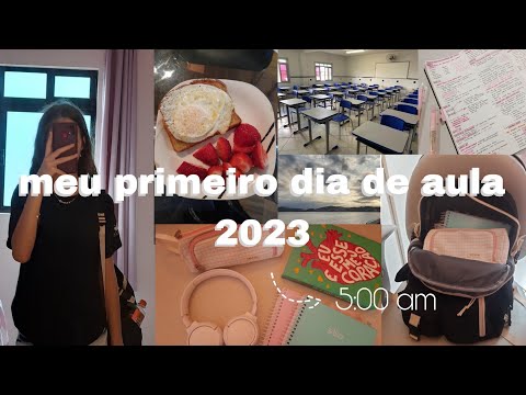 MEU PRIMEIRO DIA DE AULA 2023| 8°ano