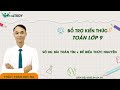 Bộ đề thi tổ hợp vào lớp 6