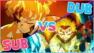 Demon Slayer | NORMIES DECIDE: Sub vs Dub - Zenitsu