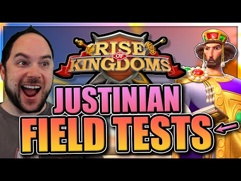 Justinian Open Field Testing [best combo?] Rise of Kingdoms