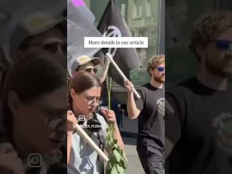 Farewell from Ukrainian anarchists to Davyd Chychkan at Maidan, Kyiv