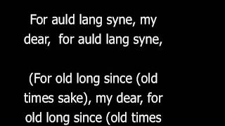 Auld Lang Syne -Dougie MacLean  (With Lyrics-Engli