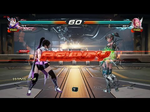 06 Kunimitsu vs Alisa - Tekken 7 ( Uchiha x24 ) PC Sin T-Video
