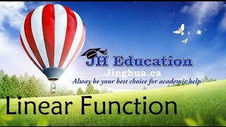Linear Function Tutorial 15 Application of Linear Function Grade 10 Math