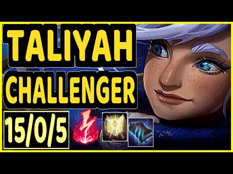 GREVTHAR (TALIYAH) vs ANIVIA - 15/0/5 KDA MID CHALLENGER GAMEPLAY - BR