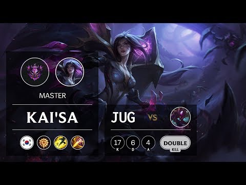 Kai'Sa Jungle vs Kha'Zix - KR Master Patch 9.6