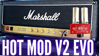 Video thumbnail for Legendary Tones Hot Mod V2 EVO | Marshall JCM 800 2203 by Hollywood Rare Guitars
