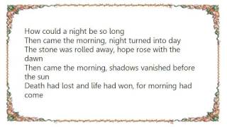 Guy Penrod - Then Came the Morning Lyrics