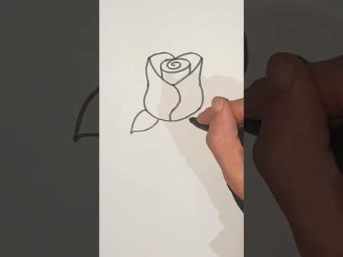 #rose #dessin #facile #tuto #debutant #fleur #enfant #maman #centredeloisirs #ephad