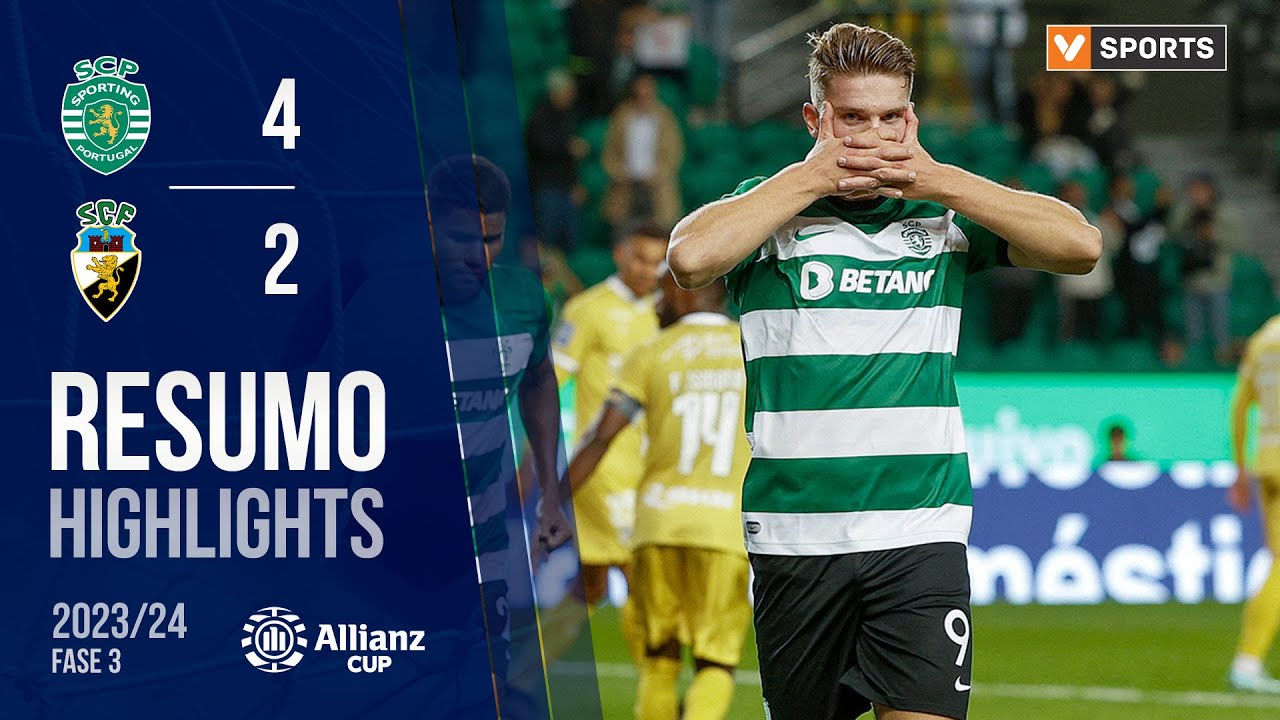 Sporting Lisbon vs Farense Highlights and Goals Season 2023/2024