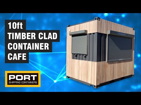 10ft Container Cafe built for Toyota - Port Shipping Containers
