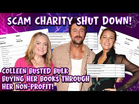 Colleen Hoover's SCAM Charity Bookworm Box SHUT DOWN After Blake Lively USES EVENT to HIJACK FILM