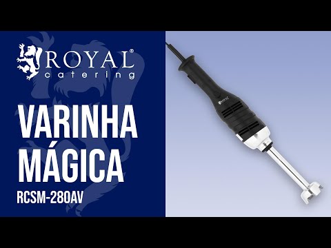 vídeo - Varinha mágica - Royal Catering - 280 W - 160 mm - 600-16000 rpm
