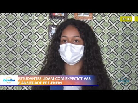 Estudantes lidam com expectativas e ansiedade pré-Enem 14 01 2021