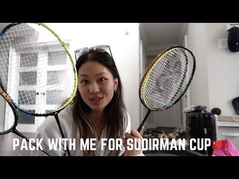 PACK WITH ME FOR SUDIRMAN CUP!!