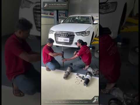Audi A6 front air suspension change