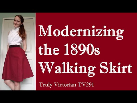 Modernizing the 1890s Walking Skirt While Sleep Deprived