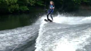 preview picture of video 'Water Skiing On Higley Flow, Colton NY'