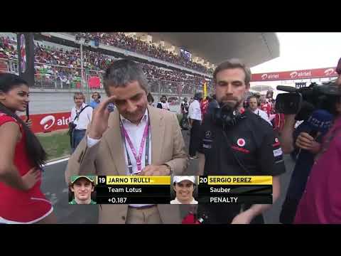 Mr.Bean | Rowan Atkinson on 2011 F1 Indian GP