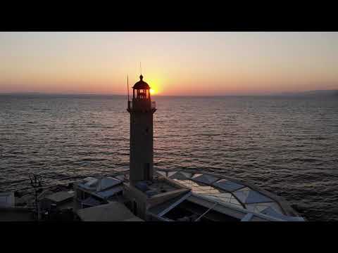 Sunset in Patras by Drone | Greece | 4K