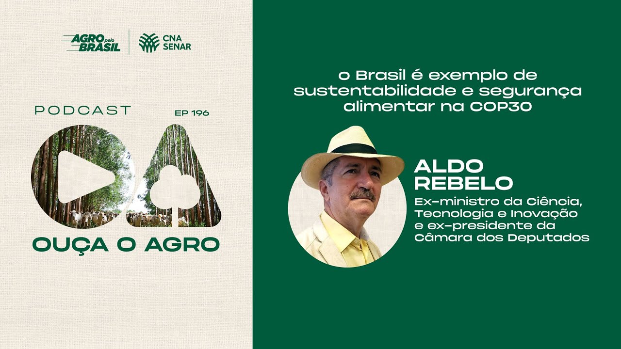 Aldo Rebelo: o Brasil é exemplo de sustentabilidade e segurança alimentar na COP30
