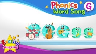 Phonics Word song G - English Songs - Educational video for Kids