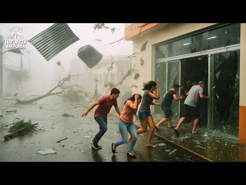 BAHIA EM CAOS! Temporal FURIOSO volta a atingir Brumado e causa destruição nas ruas!