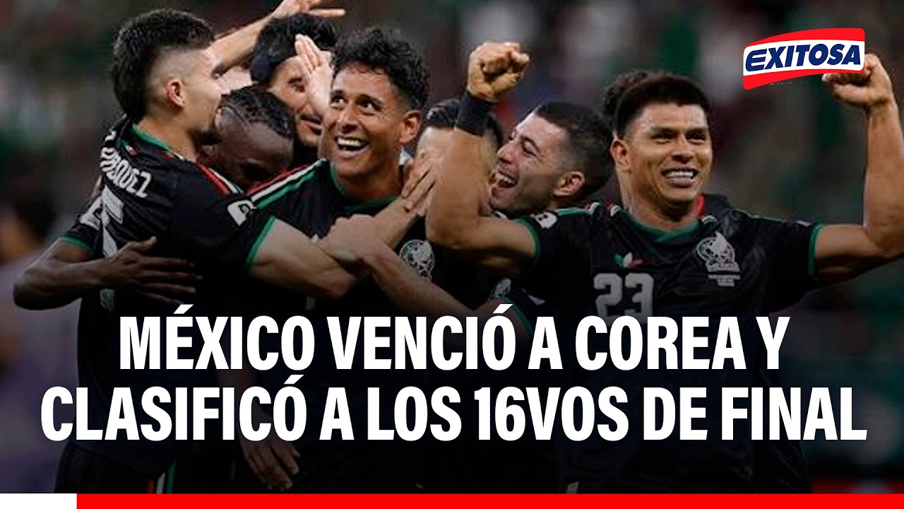 🔴🔵 Mundial 2026: México venció a Corea del Sur y clasificó a los dieciseisavos de final