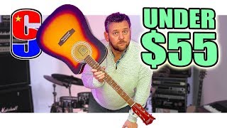 Video thumbnail for Unboxing - $55 Ultra Budget Acoustic Guitar | Glarry GT502 by CGS