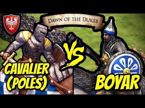 200 (Poles) CAVALIERS vs 138 ELITE BOYARS (Total Resources) | AoE II: Definitive Edition