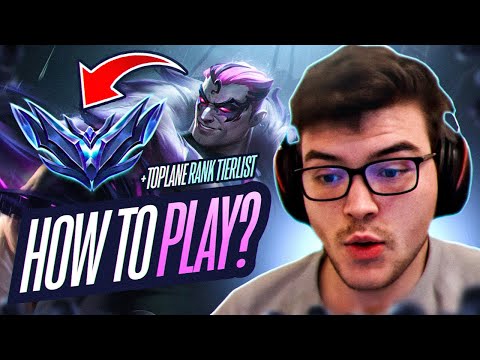 Learn how to play Darius in High Diamond + Making Tier List for ALL Toplane RANKS