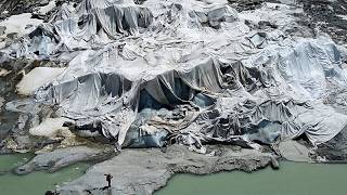 Glaciares suizos se derriten a ritmo preocupante en junio mientras Europa sufre calor extremo