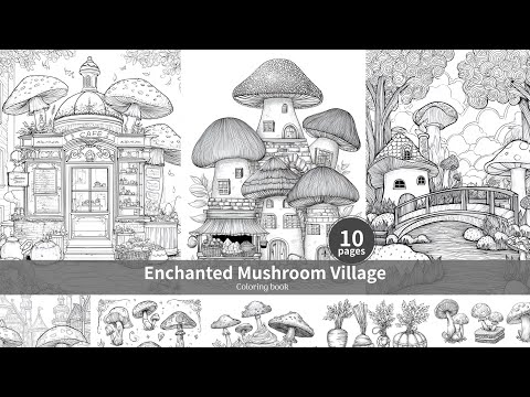 Coloring Pages Printable Mushroom