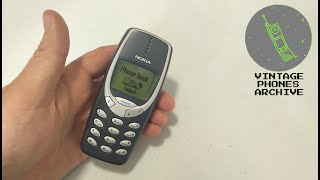 Nokia 3310 Mobile phone menu browse, ringtones, games, wallpapers