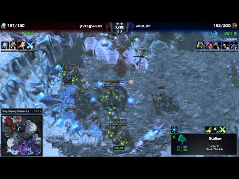 SC2 - Daily Masters - PvZ - puCK vs viOLet