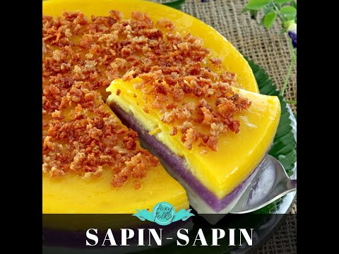 Sapin-Sapin Recipe | Colorful Filipino Rice Cake with Latik