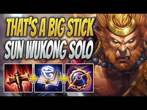 CRAZY POKE WITH INTELLIGENCE + ASPECT WUKONG! Wukong Solo Gameplay | SMITE 2 Conquest