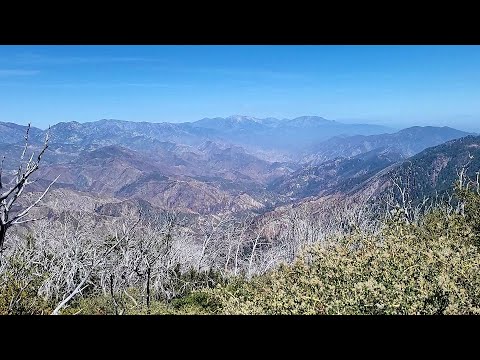 Stunning mountain view from San Gabriel Peak via Eaton Saddle - Los Angeles hikes