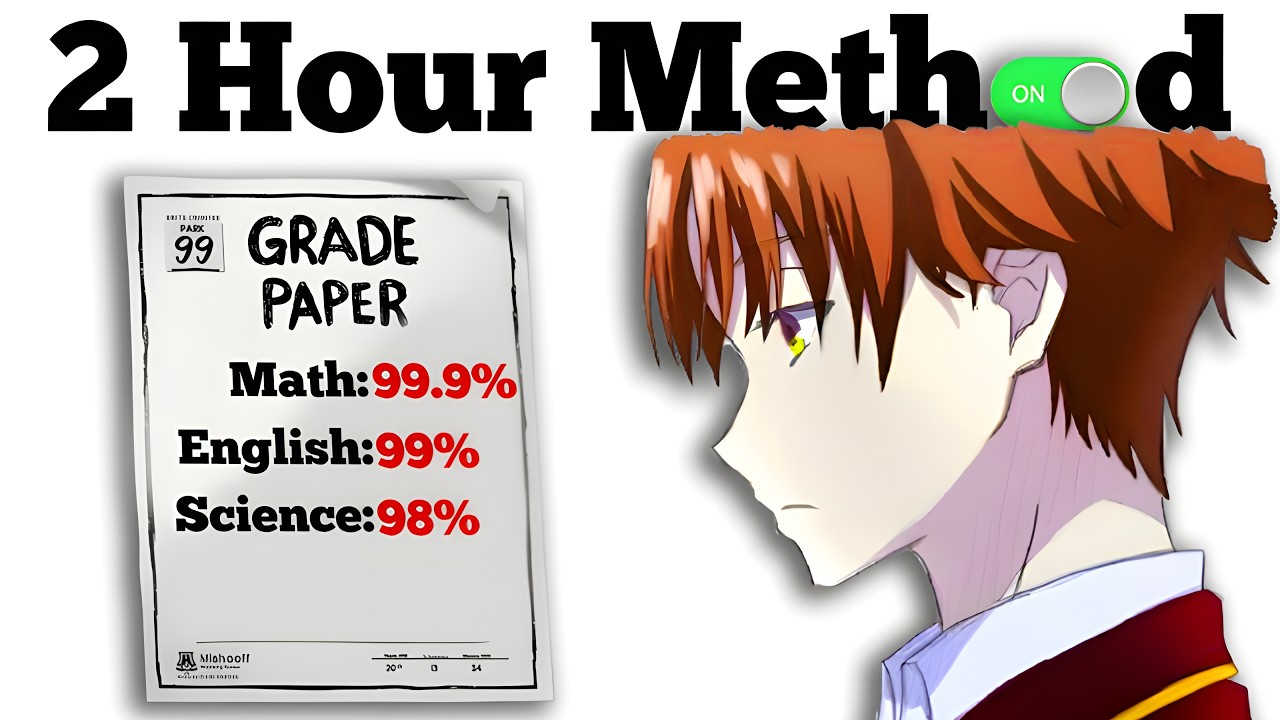 Study System to Get more Grades by Studying less - like Kiyotaka Ayanokoji