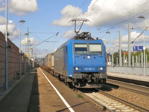 Crossrail BR 185 535 mit Ewals UKV in Eimeldingen