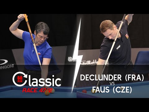 Classic Race 47/2 - Magali DECLUNDER (FRA) vs Marek FAUS (CZE)