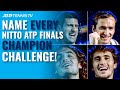 ATP Tennis Stars Play 'Name Every Nitto ATP Finals Champion' Challenge!