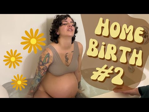 Home Water Birth *Raw* Short Version || Surprise Gender!