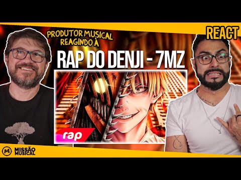 REACT de Rap do Denji (Chainsaw Man) - O MALDITO DEM&Ocirc;NIO DA MOTOSSERRA | NERD HITS
